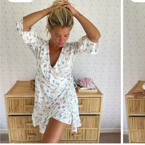 Djerf Avenue Go Slow Robe Summer Berries